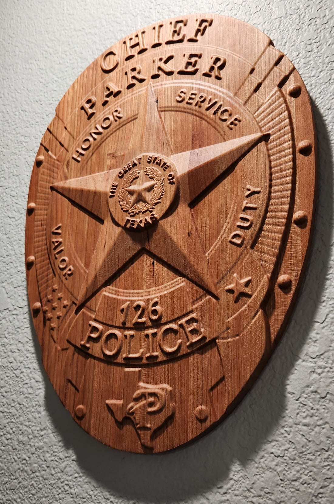 Parker Police Chief Badge