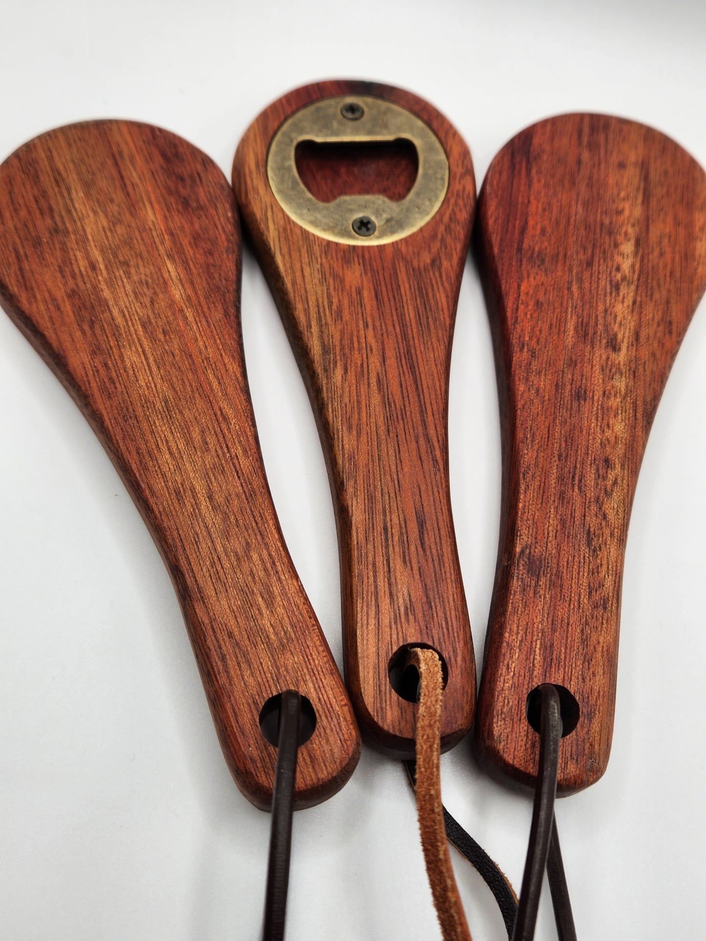 Long Handle Hardwood Bottle Opener