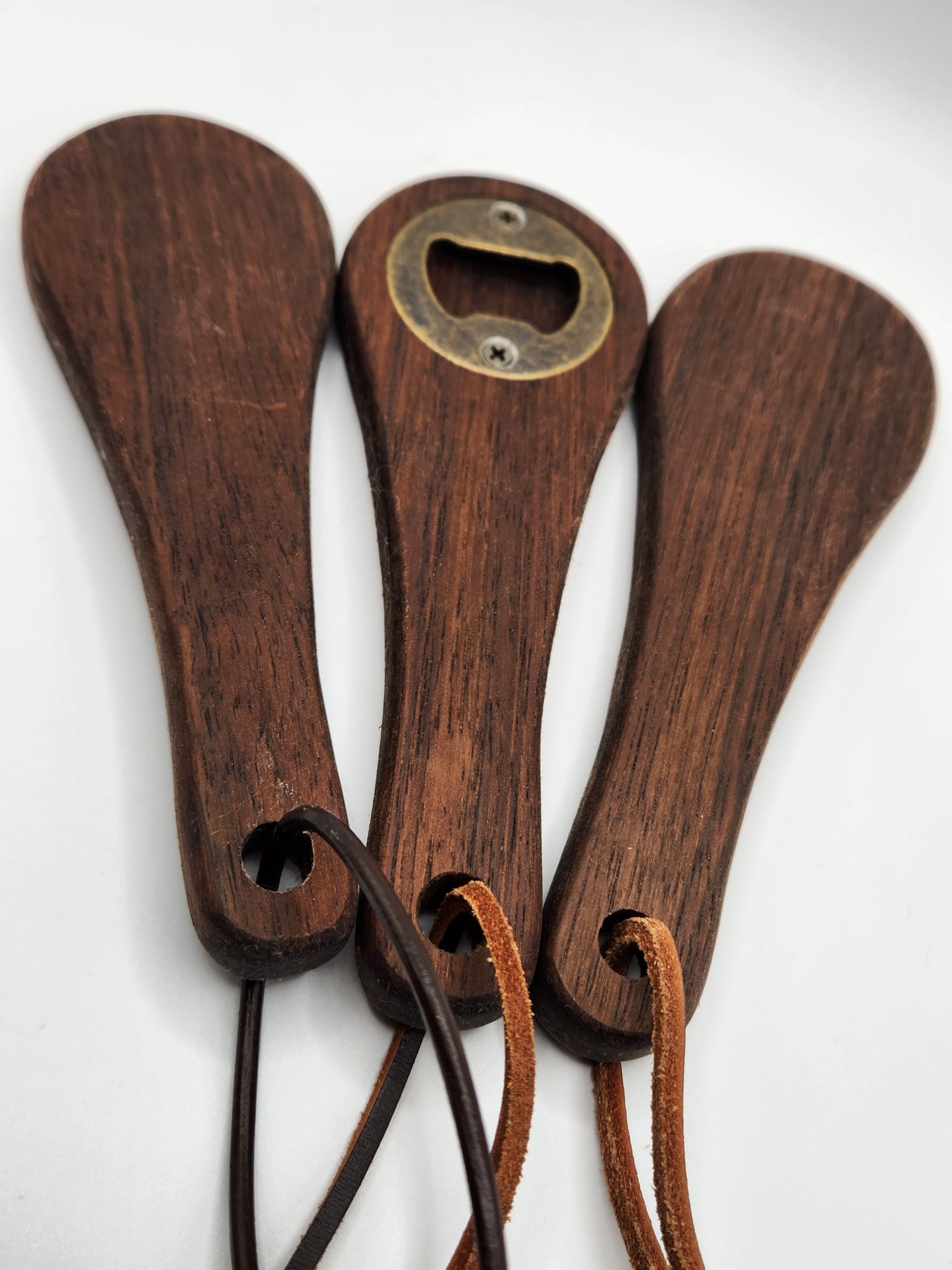 Long Handle Hardwood Bottle Opener