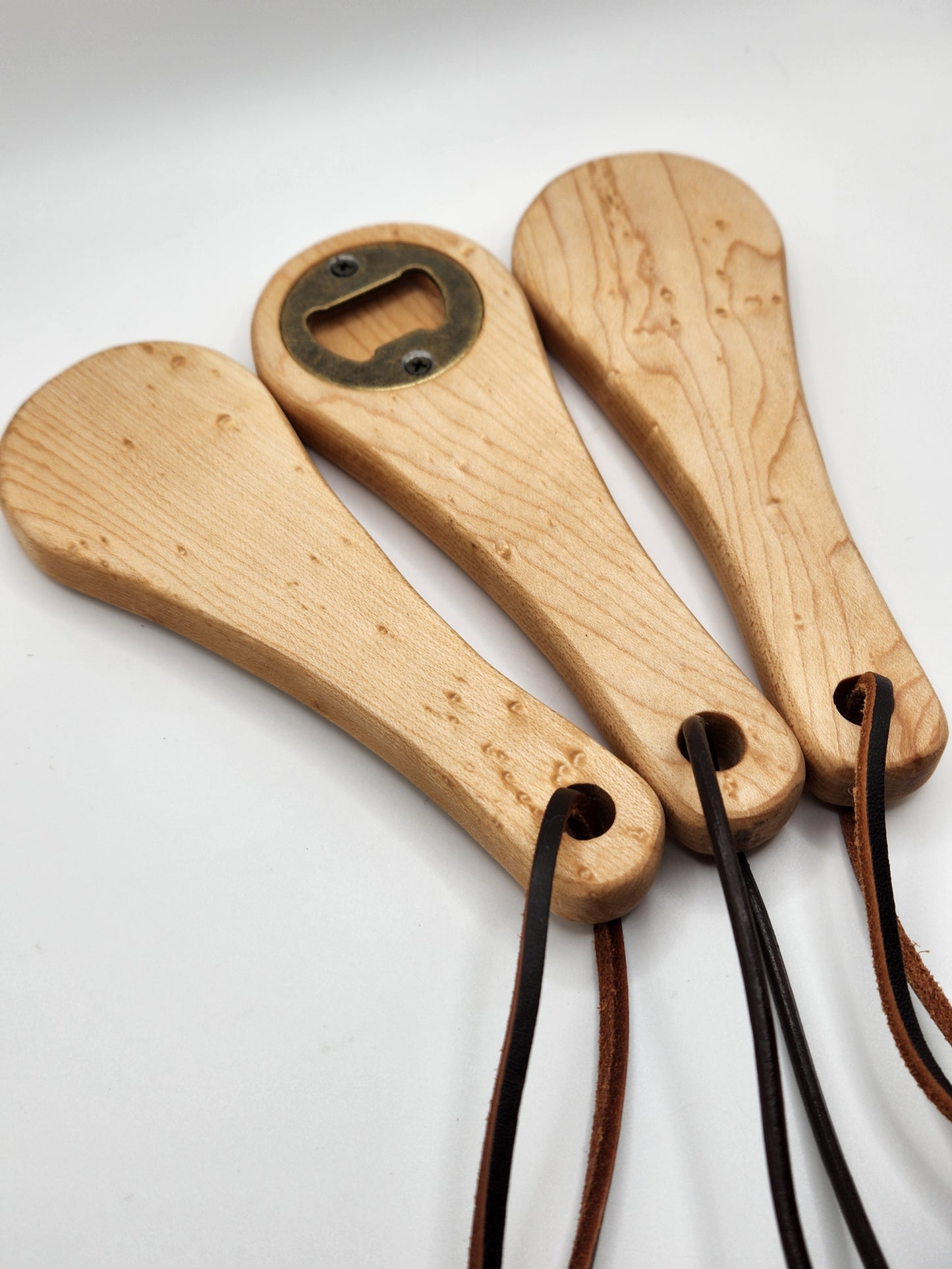 Long Handle Hardwood Bottle Opener