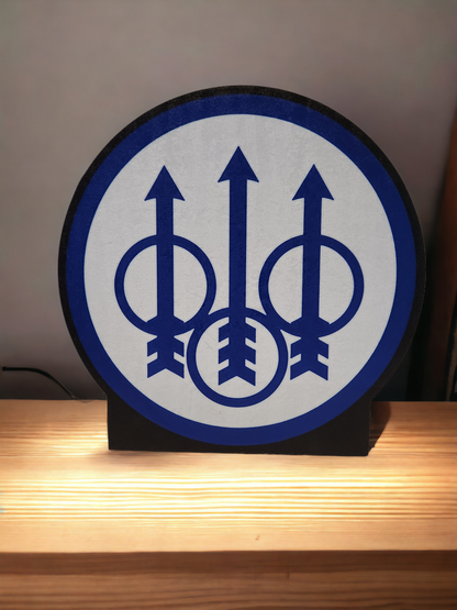 Beretta Logo LED Lamp