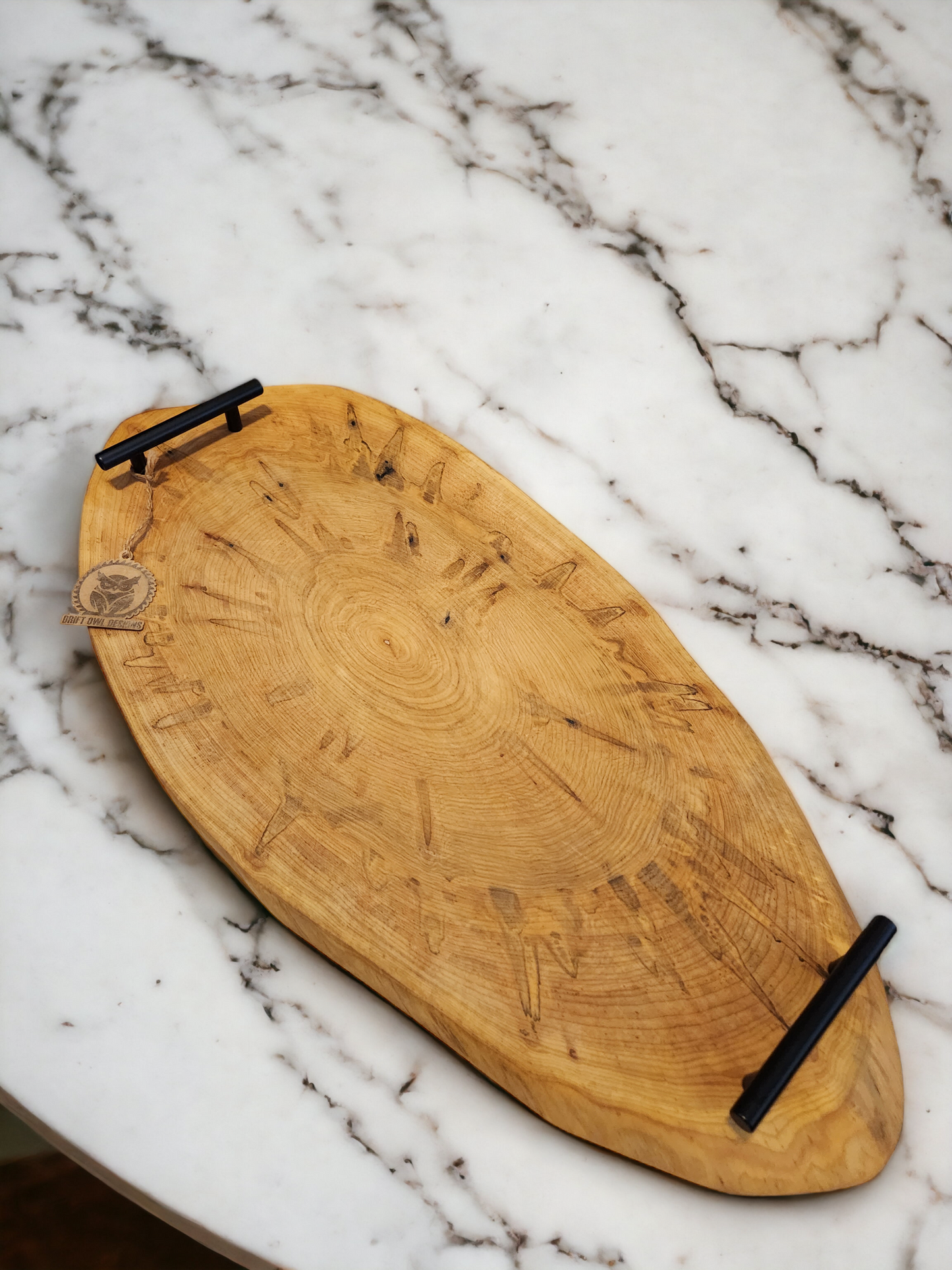 Natural Shaped Maple Serving Tray