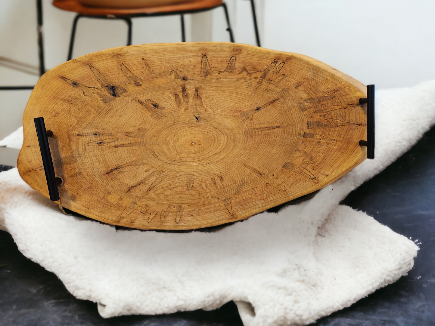 Natural Shaped Maple Serving Tray