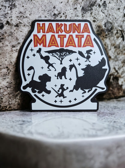 Hakuna Matata LED Lamp | Lion King