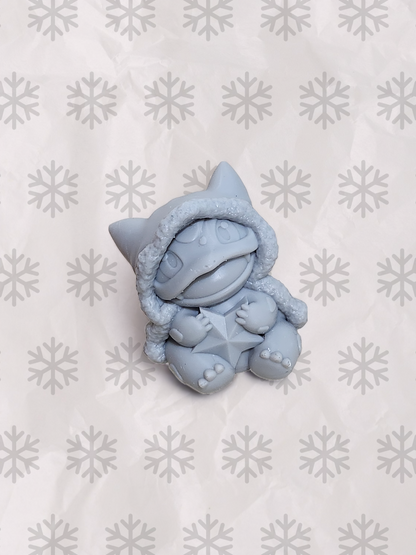 Pokemon Resin Miniature - Bulbasaur Christmas