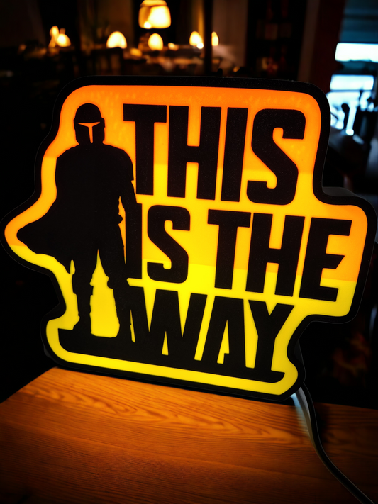 This is the Way (Mandalorian) LED Lamp | Star Wars