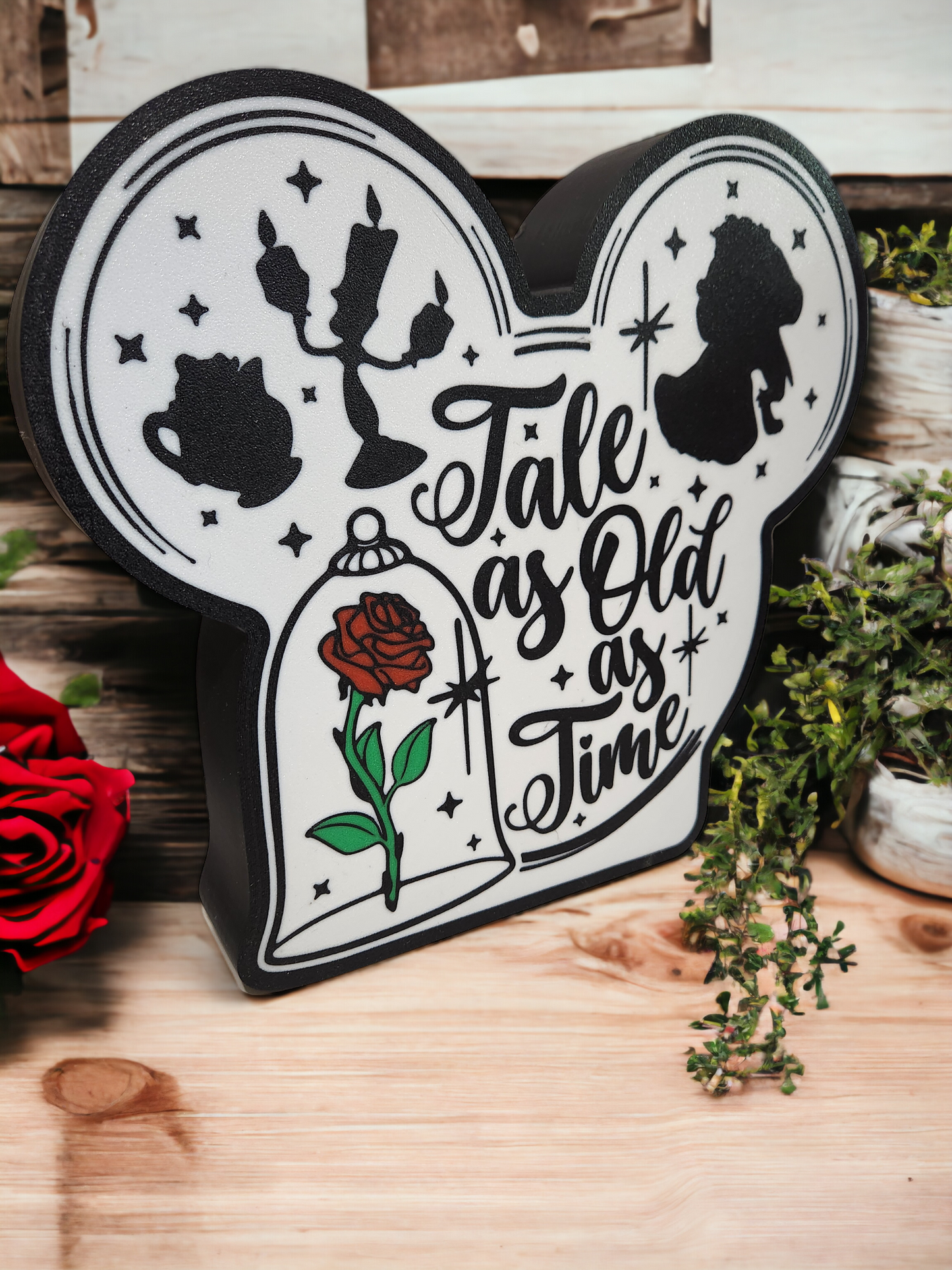 Tale as Old as Time LED Lamp | Beauty and the Beast