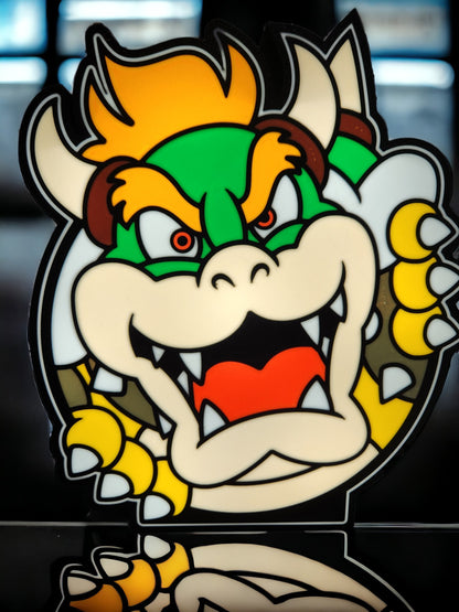 Bowser Head LED Lamp | Mario Bros