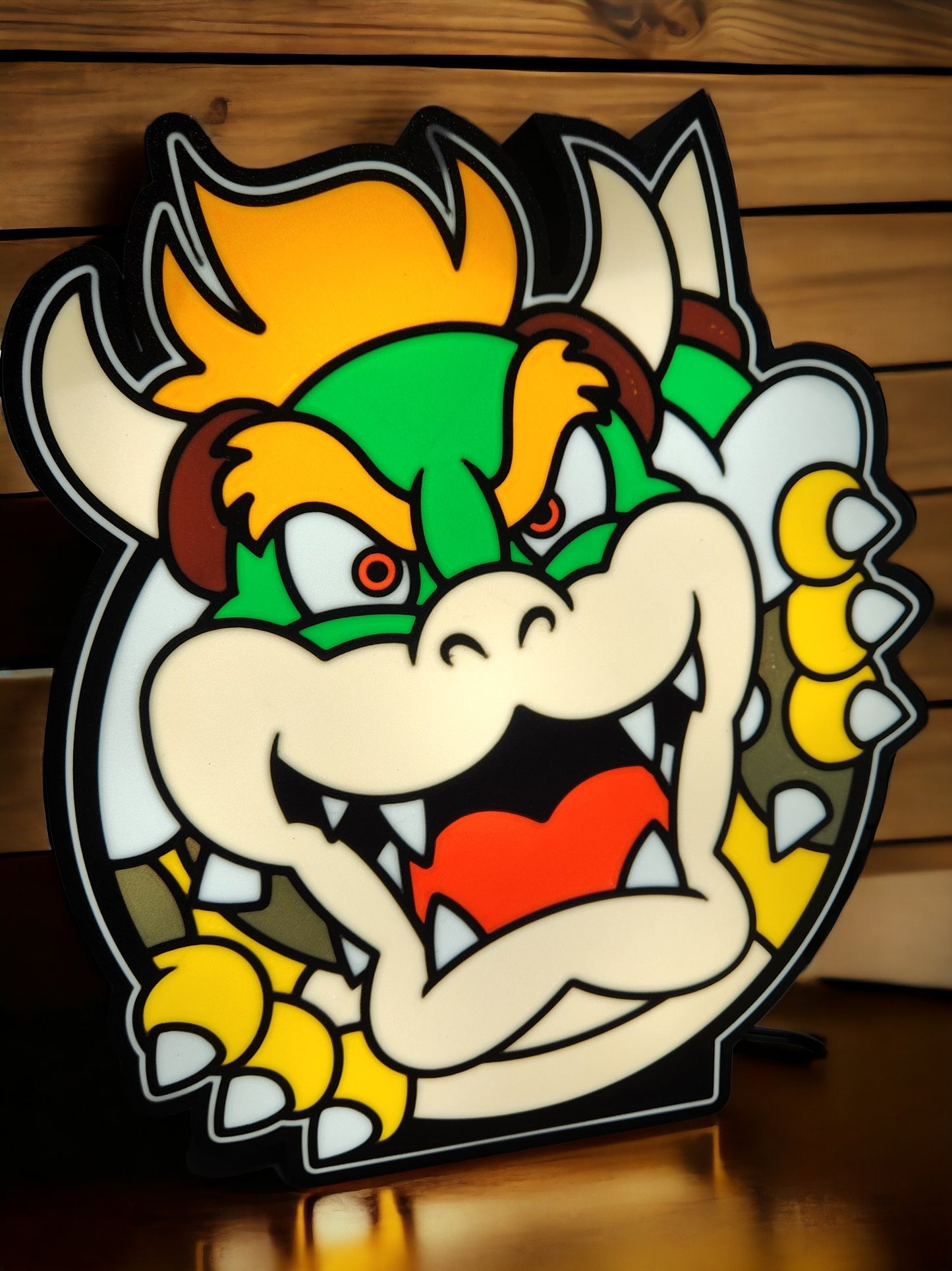 Bowser Head LED Lamp | Mario Bros