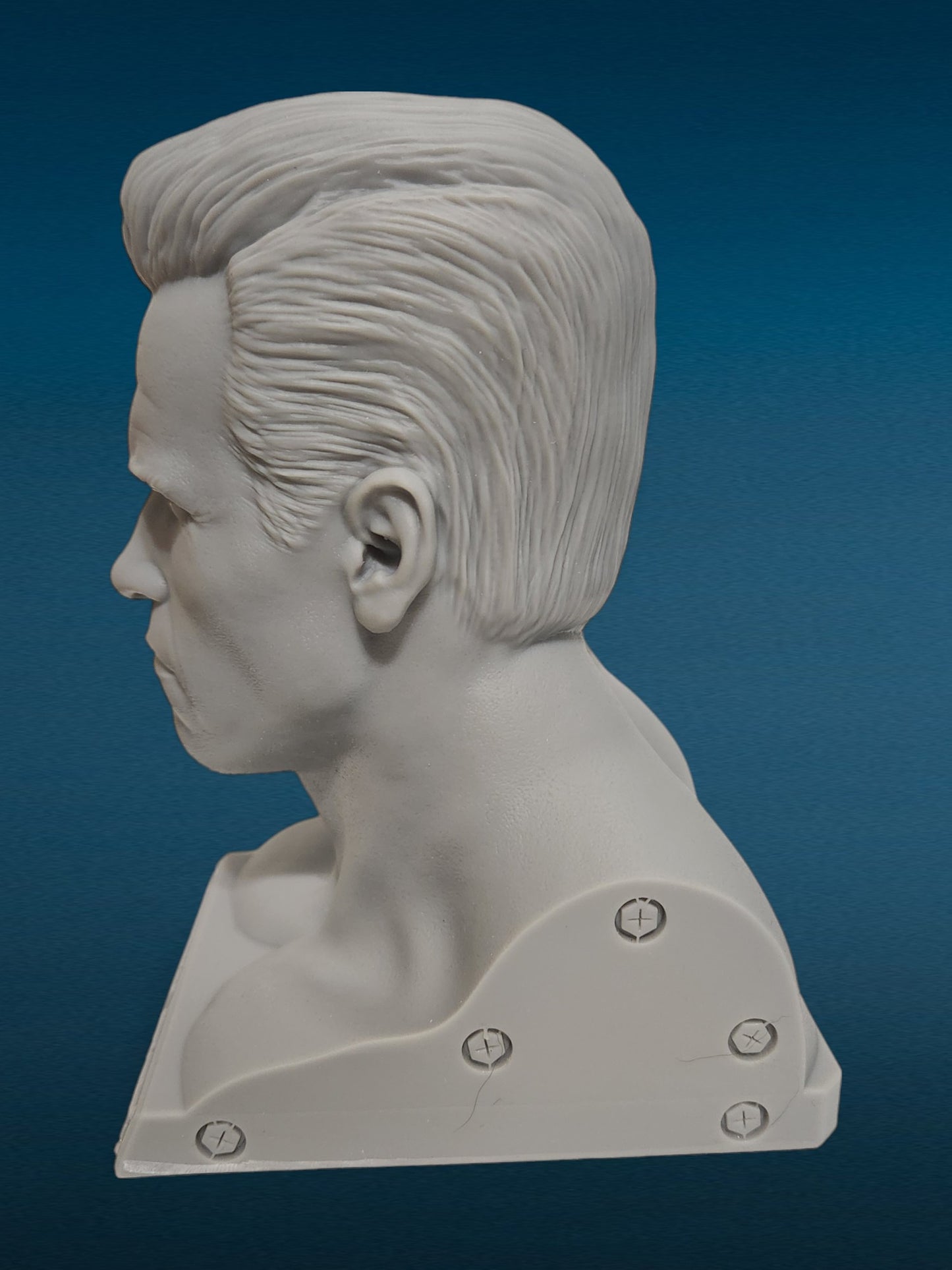 3D Resin Figurine - The Terminator Bust | Cybernetic Assassin | Cyborg