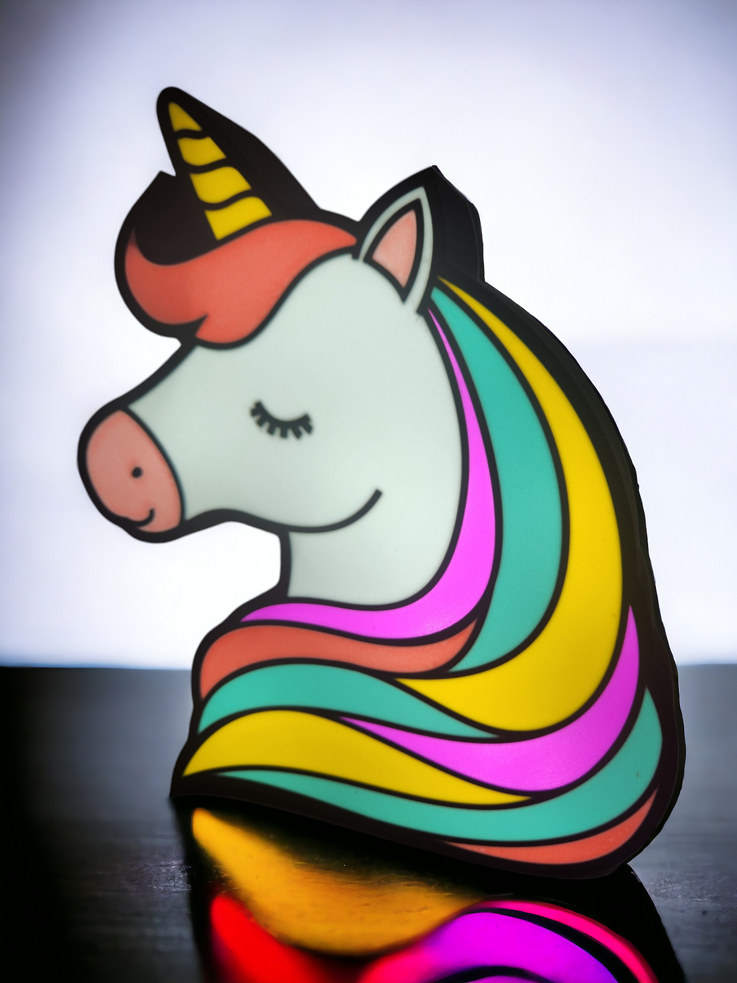 Rainbow Unicorn LED Lamp