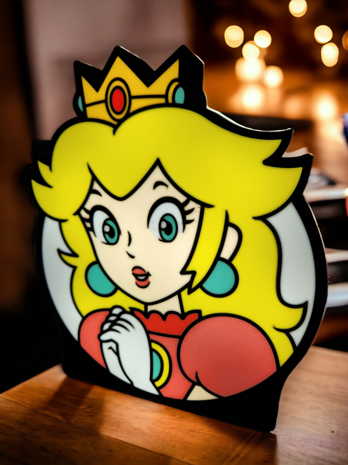 Princess Peach LED Lamp | Mario Bros