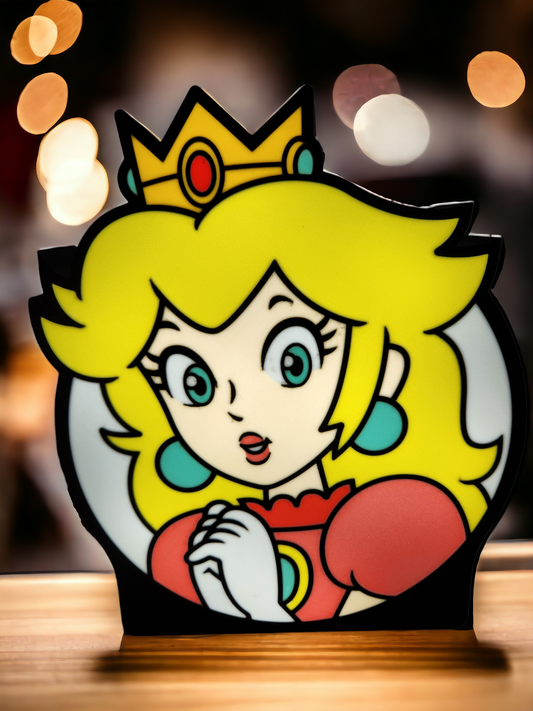 Princess Peach LED Lamp | Mario Bros