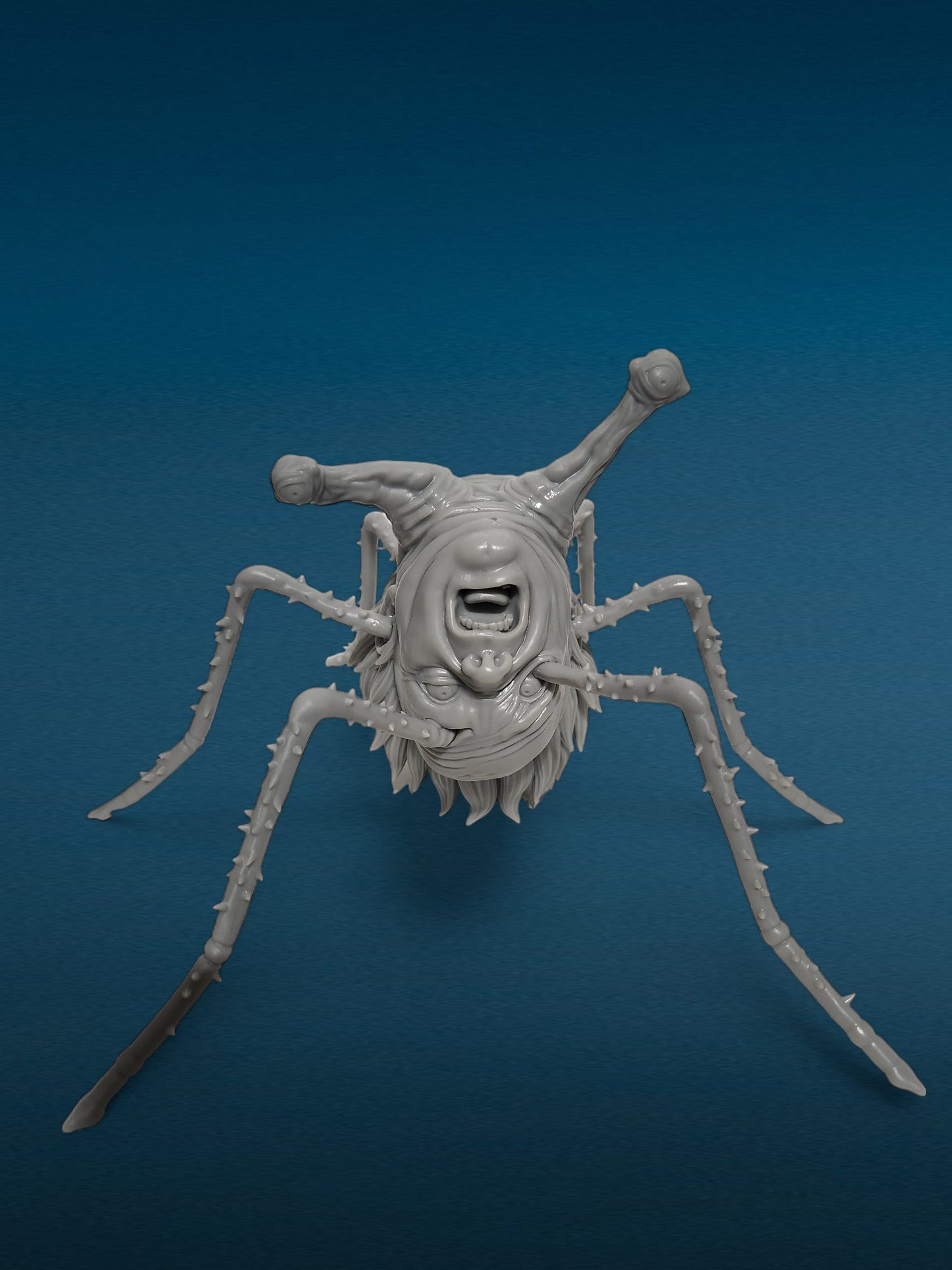 3D Resin Figurine - The Thing | Nightmare Spider Head