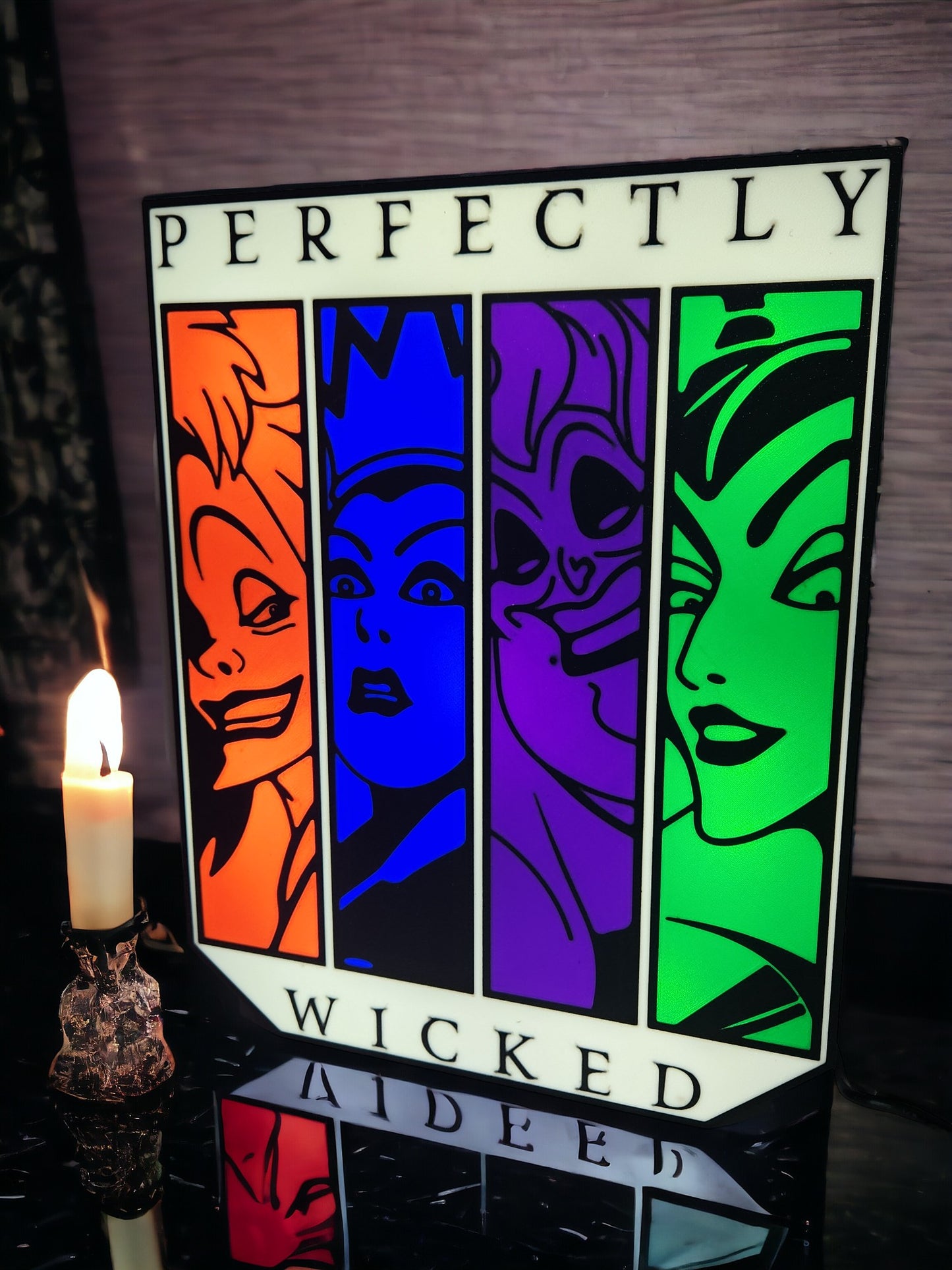 Perfectly Wicked LED Lamp | Disney Villains