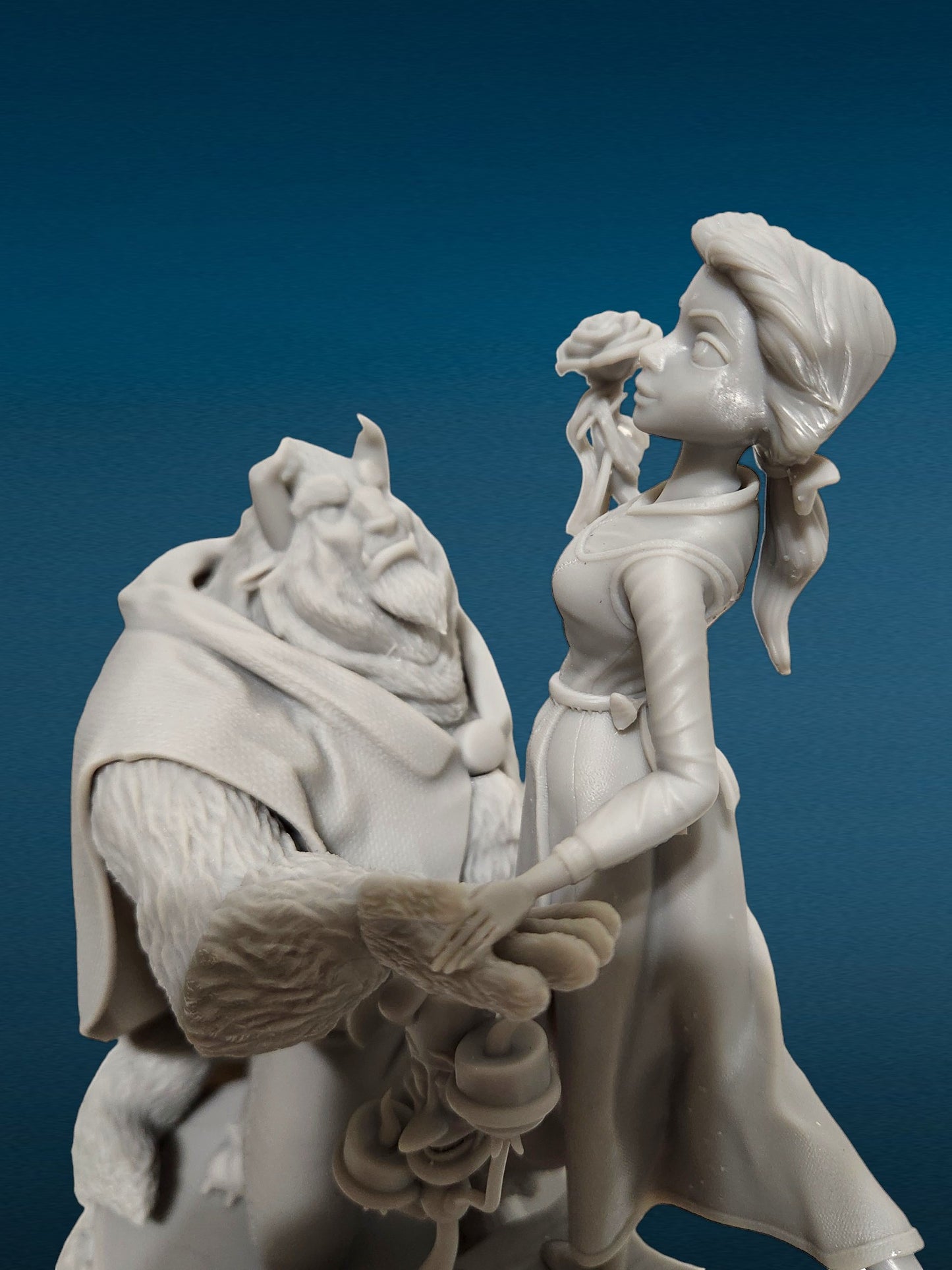 3D Resin Figurine - Beauty & the Beast