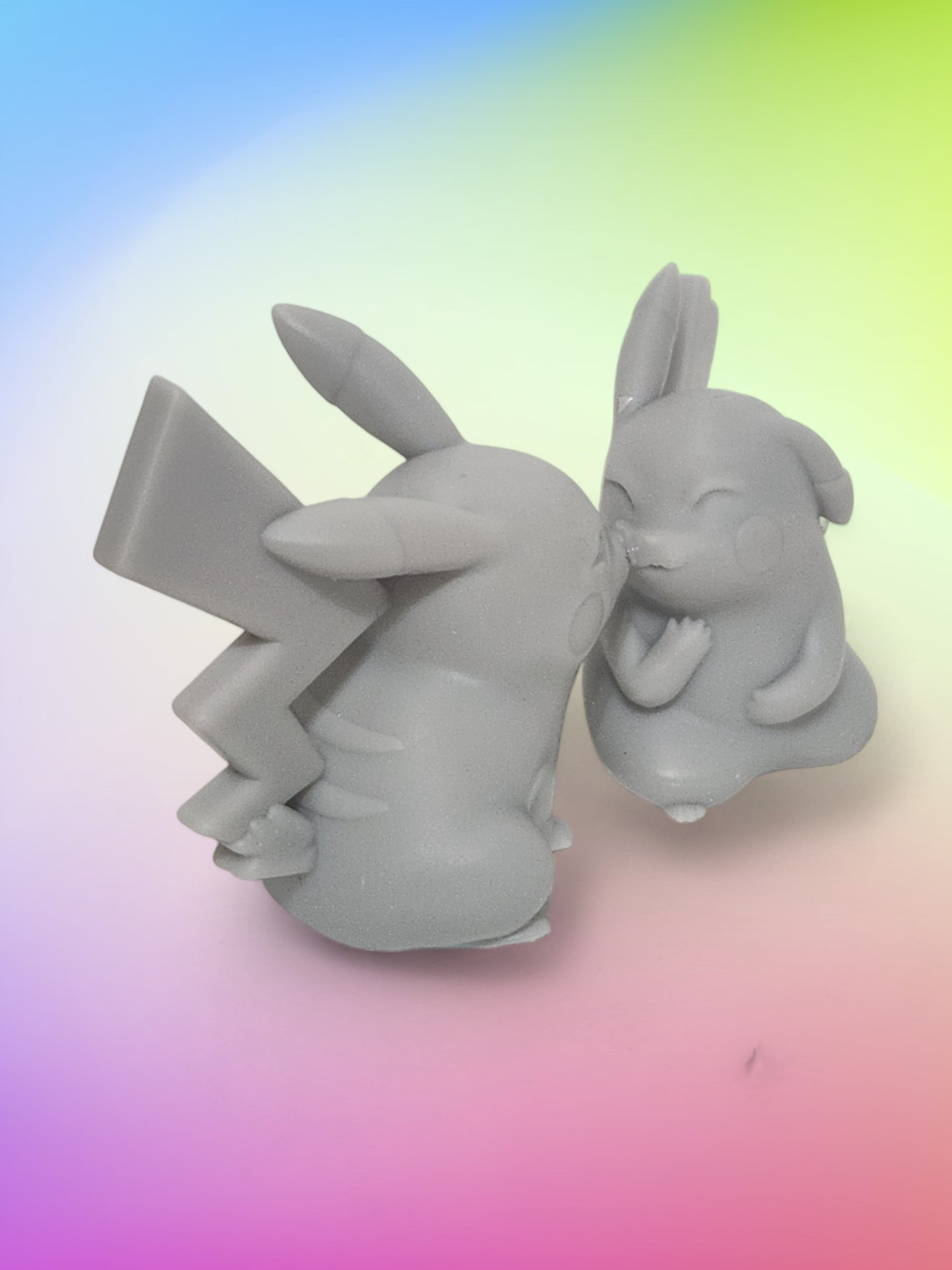 Pokemon Resin Miniature - Pikachu Kissing