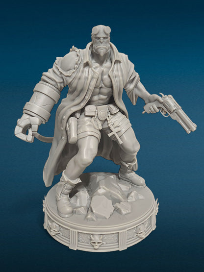 3D Resin Figurine - Hellboy