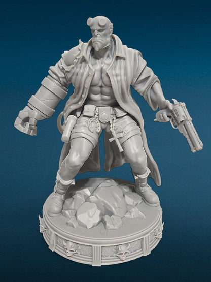 3D Resin Figurine - Hellboy