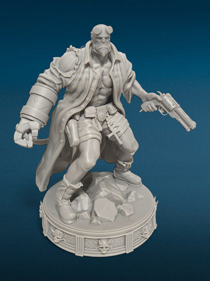 3D Resin Figurine - Hellboy