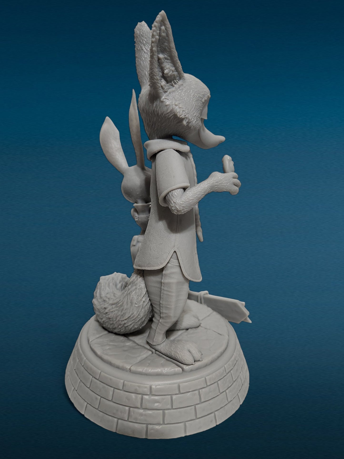 3D Resin Figurine - Nick & Judy