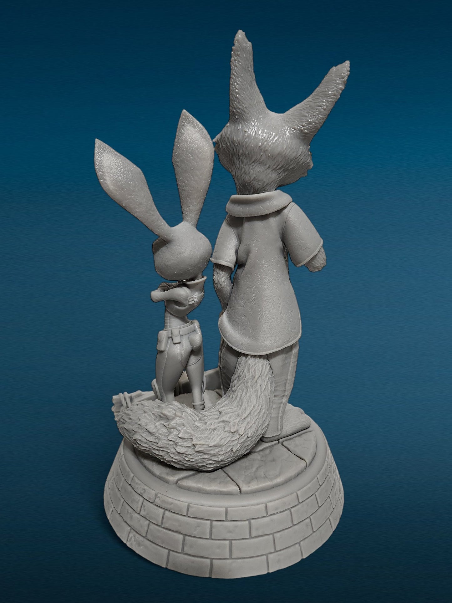 3D Resin Figurine - Nick & Judy