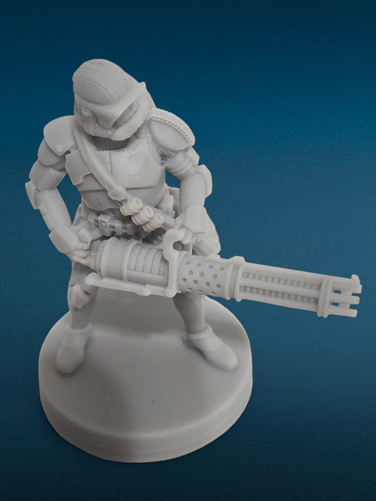 3D Resin Figurine - Clone Trooper Heavy Mini | Star Wars