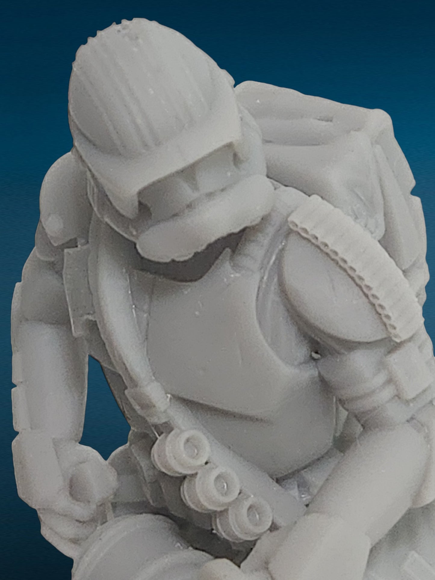 3D Resin Figurine - Clone Trooper Heavy Mini | Star Wars