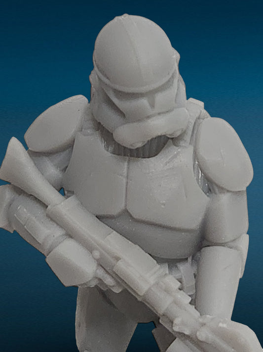 3D Resin Figurine - Clone Trooper Assault Mini | Star Wars