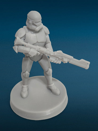 3D Resin Figurine - Clone Trooper Assault Mini | Star Wars