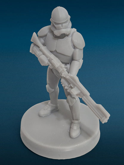 3D Resin Figurine - Clone Trooper Assault Mini | Star Wars