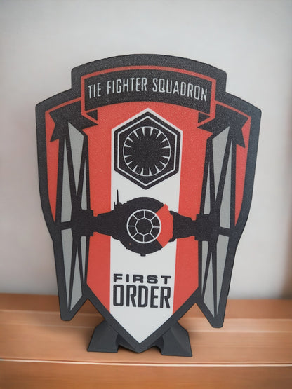 Tie Fighter Squadron | First Order LED Lamp | Star Wars