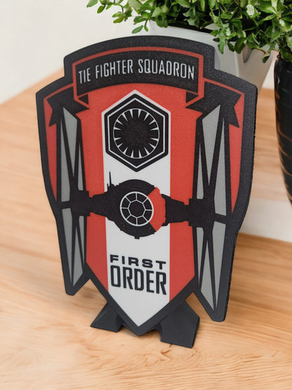 Tie Fighter Squadron | First Order LED Lamp | Star Wars