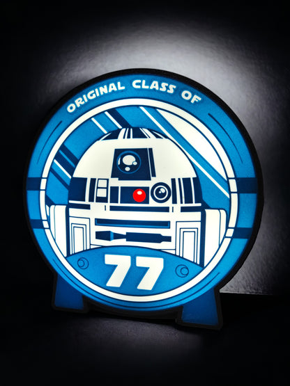 R2D2 Class of '77 LED Lamp | Star Wars