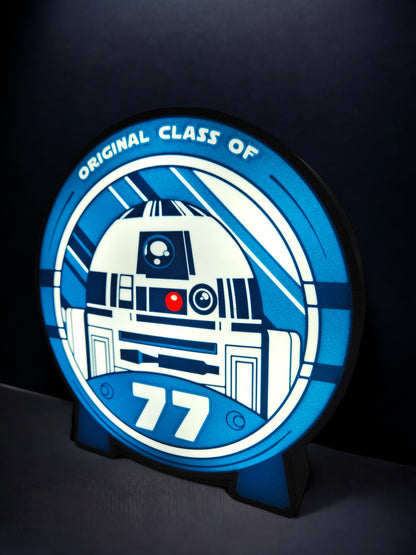 R2D2 Class of '77 LED Lamp | Star Wars