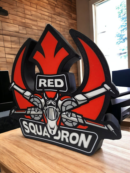 Red Squadron LED Lamp | Star Wars