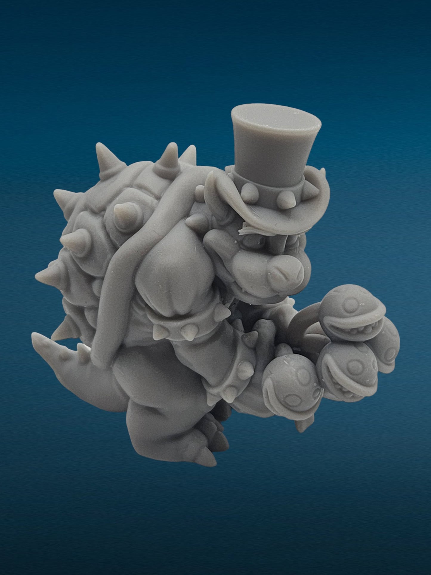 3D Resin Figurine - Bowser Proposal Mini | Super Mario Bros