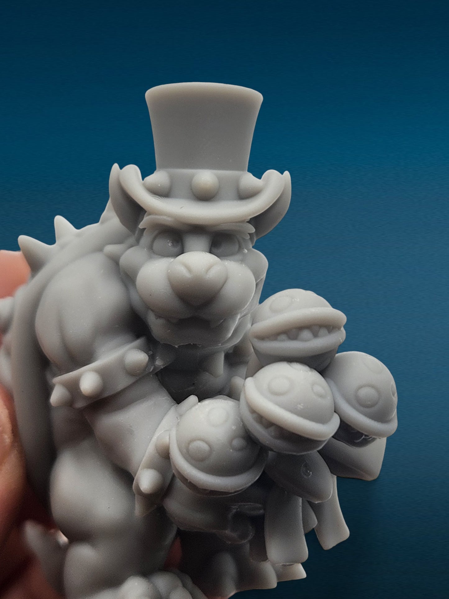 3D Resin Figurine - Bowser Proposal Mini | Super Mario Bros