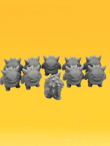 Pokemon Resin Super Miniature 10 Pack - Gengar