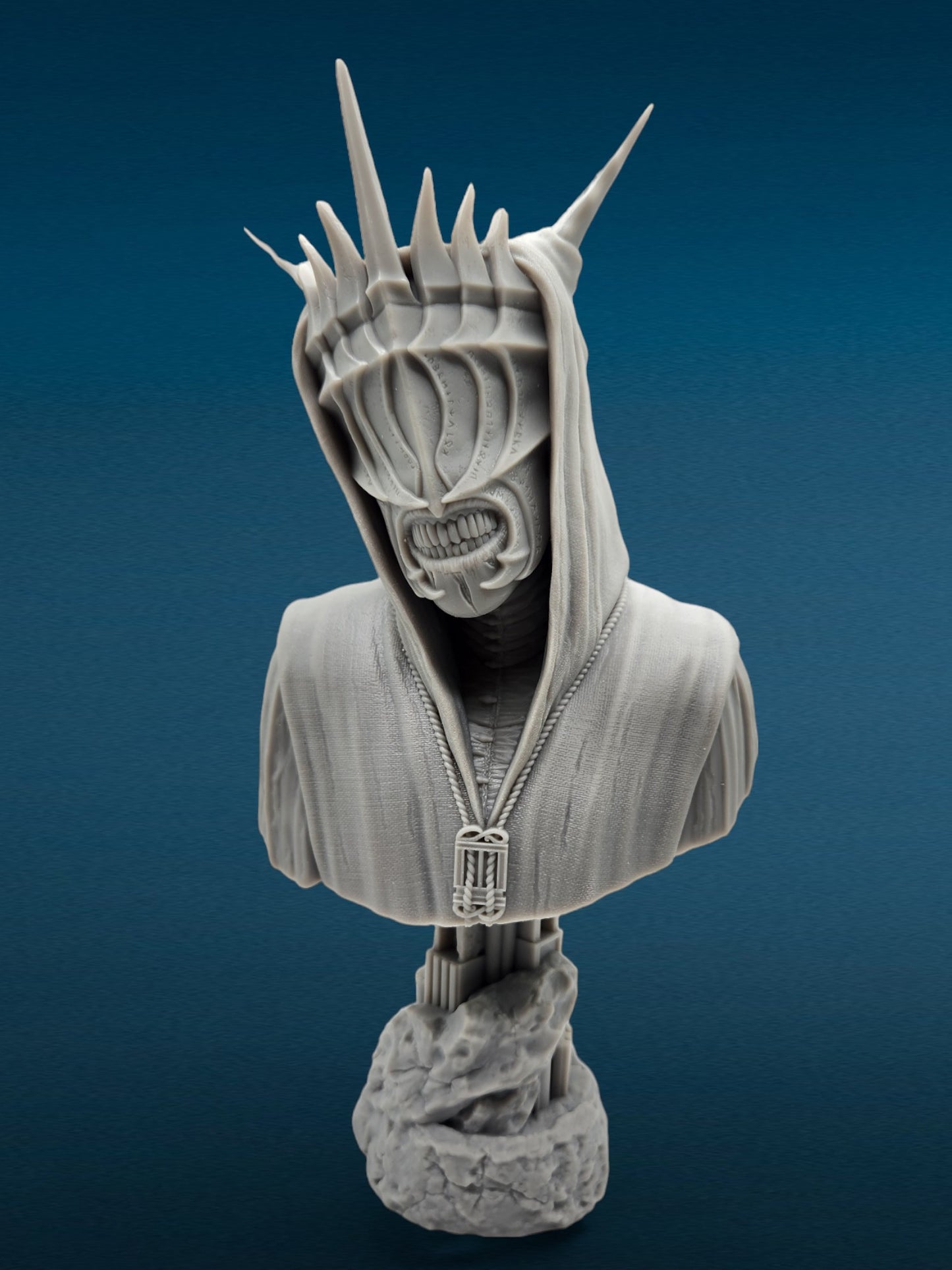 3D Resin Figurine - Mouth of Sauron Bust | Lord of the Rings