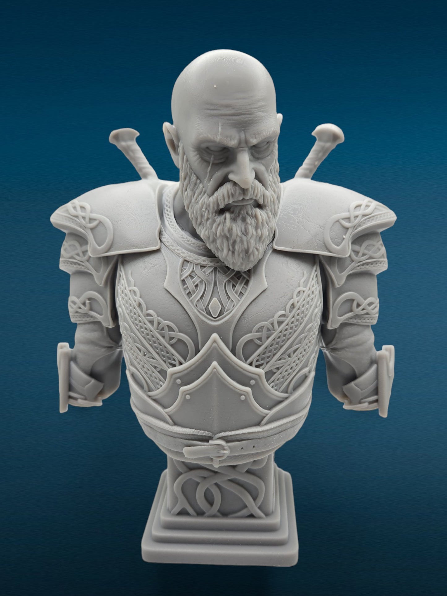 3D Resin Figurine - Kratos Bust | God of War