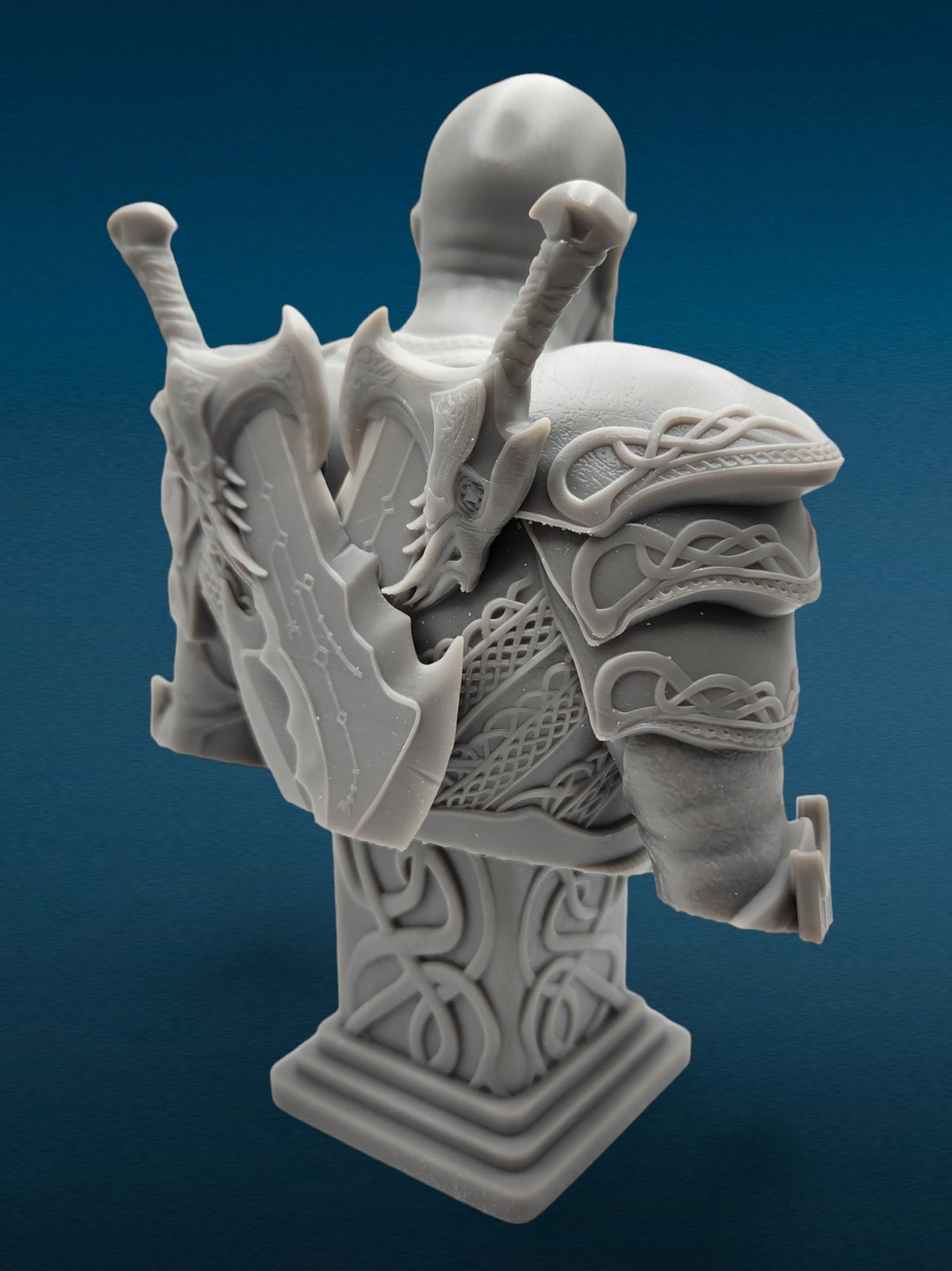 3D Resin Figurine - Kratos Bust | God of War