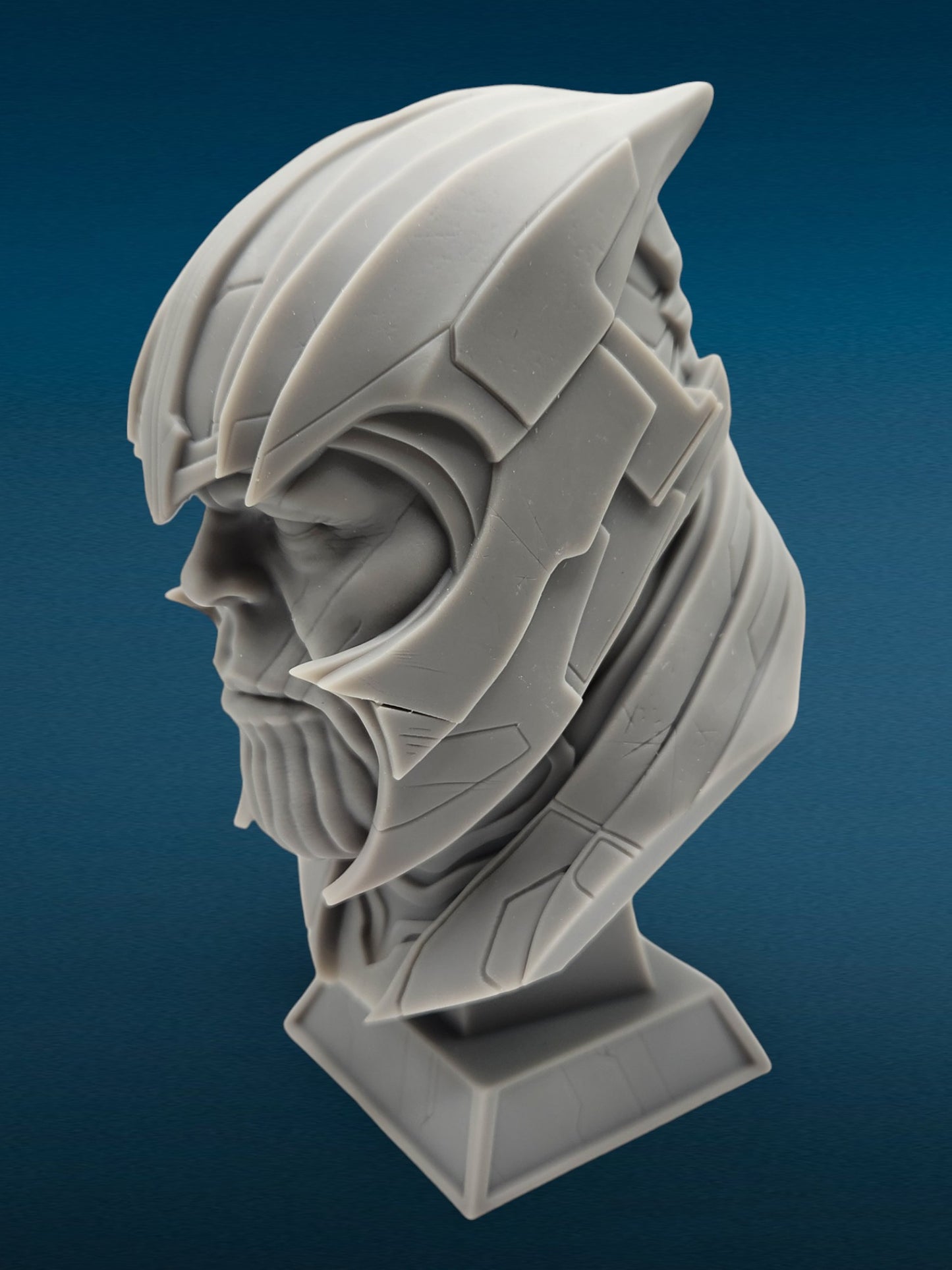 3D Resin Figurine - Thanos Head Bust | Marvel