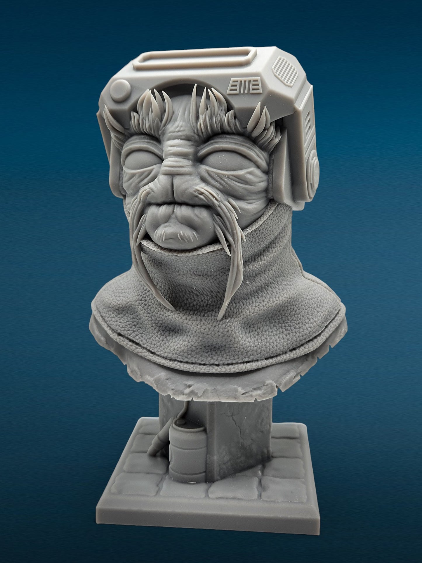 3D Resin Figurine - Babu Frik Bust | Star Wars