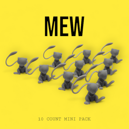 Pokemon Resin Super Miniature 10 Pack - Mew