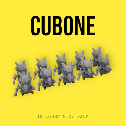 Pokemon Resin Super Miniature 10 Pack - Cubone