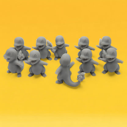 Pokemon Resin Super Miniature 10 Pack - Charmander