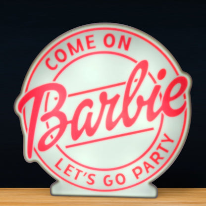 Let's Go Party LED Lamp | Barbie