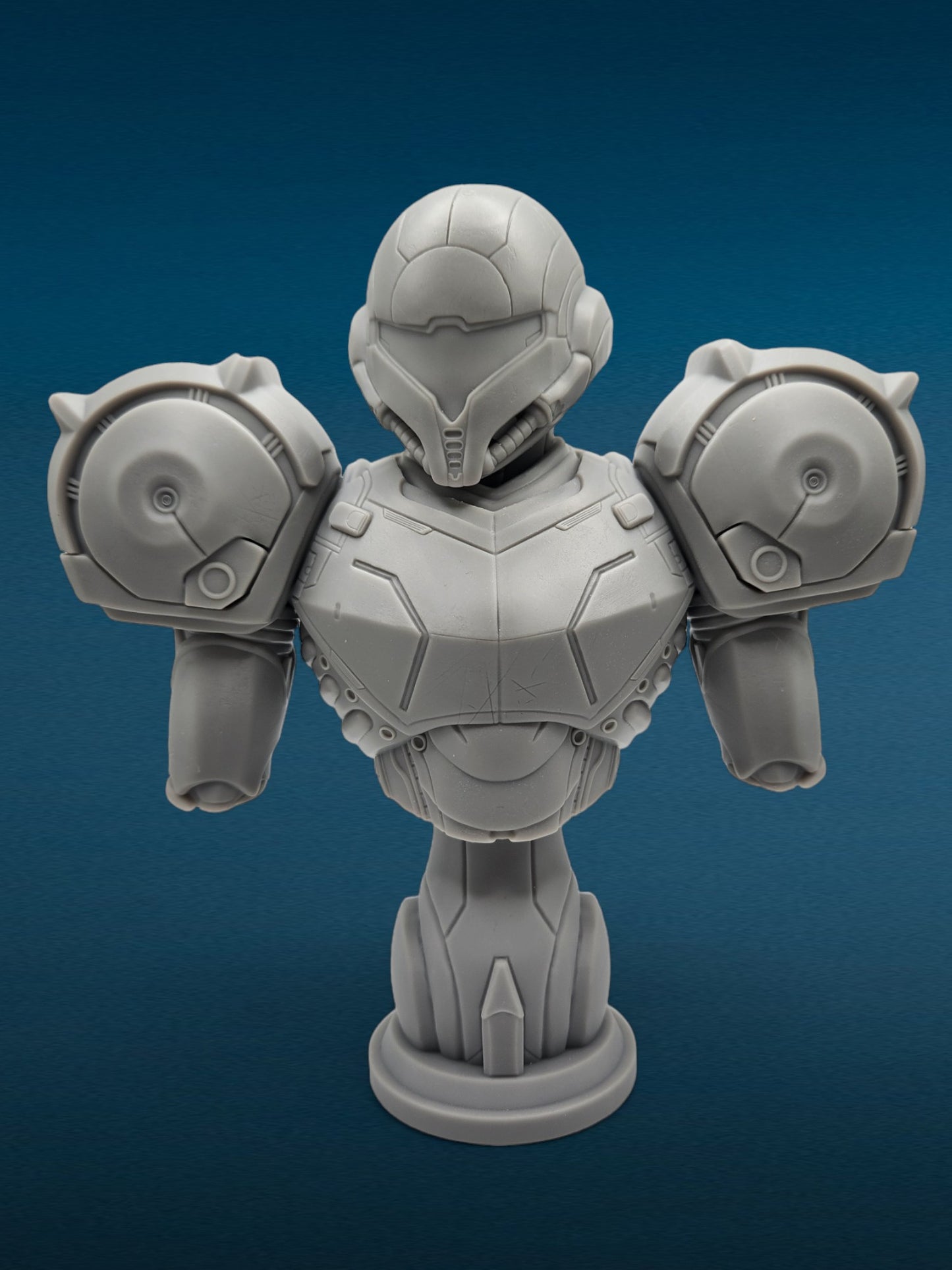 3D Resin Figurine - Samus Aran Bust