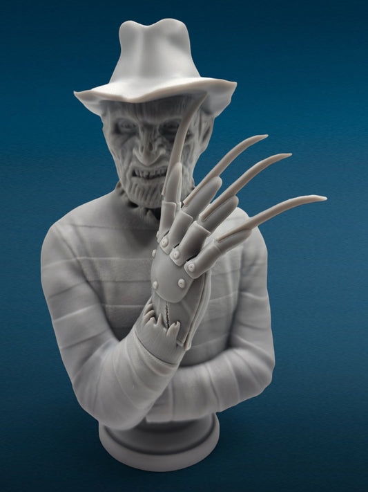 3D Resin Figurine - Freddy Krueger Bust